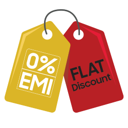 Excel eStore 0% EMI and flat discount 
